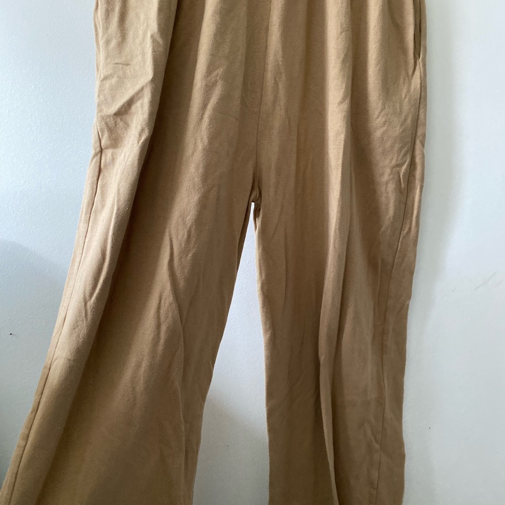 Source Unknown Tan Button-Front Jumpsuit - Picture 5 of 7